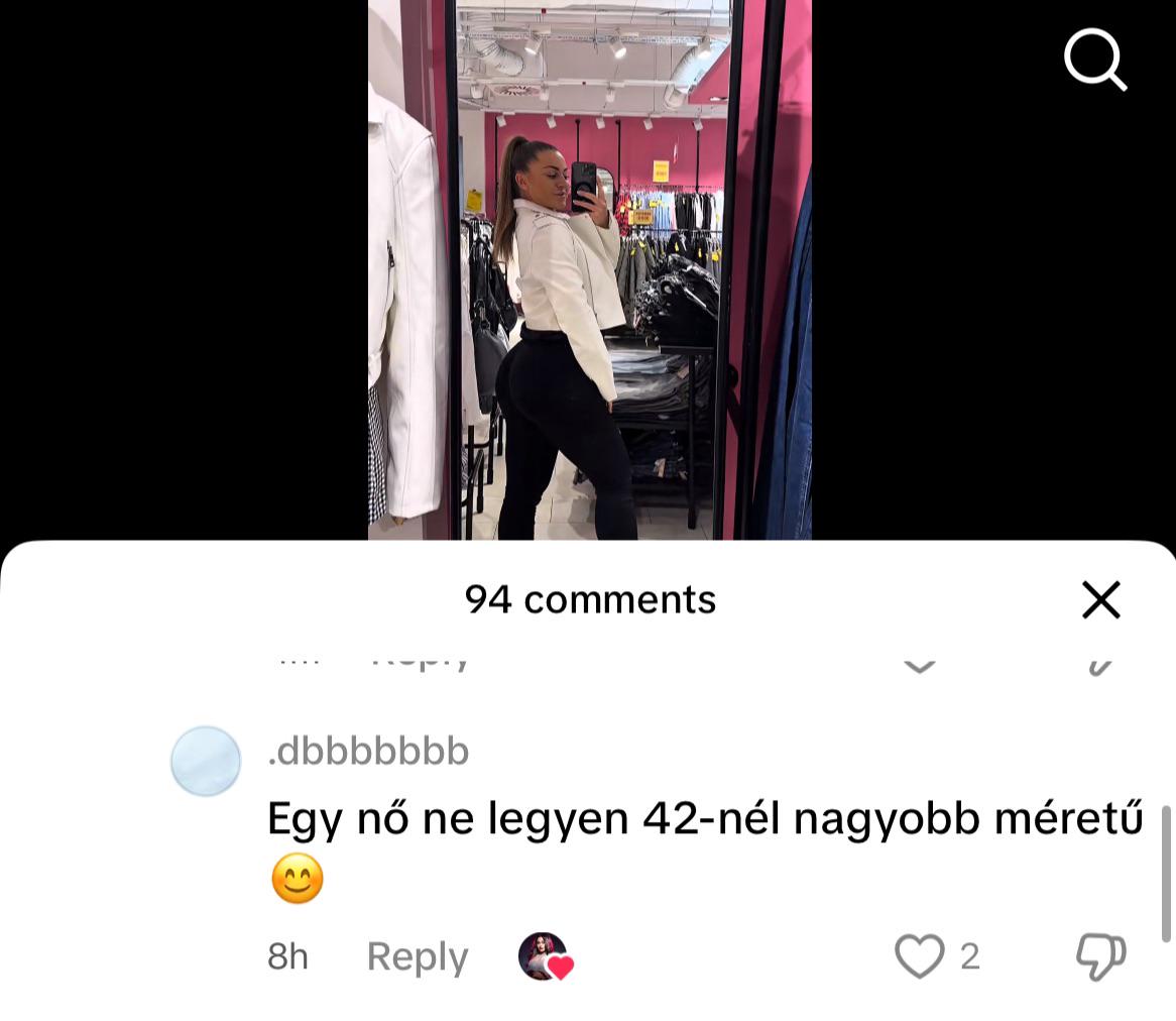 Egy reddit-felhasználó tette közzé azt a képernyőfotót, amin állítása szerint az látható, hogy Odett lájkolt egy hozzászólást. A kommentben ez állt: "Egy nő ne legyen 42-nél nagyobb méretű."