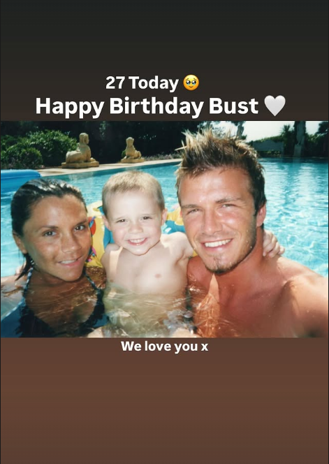 David Beckham üzenete elhidegült fiának, Brooklynnak